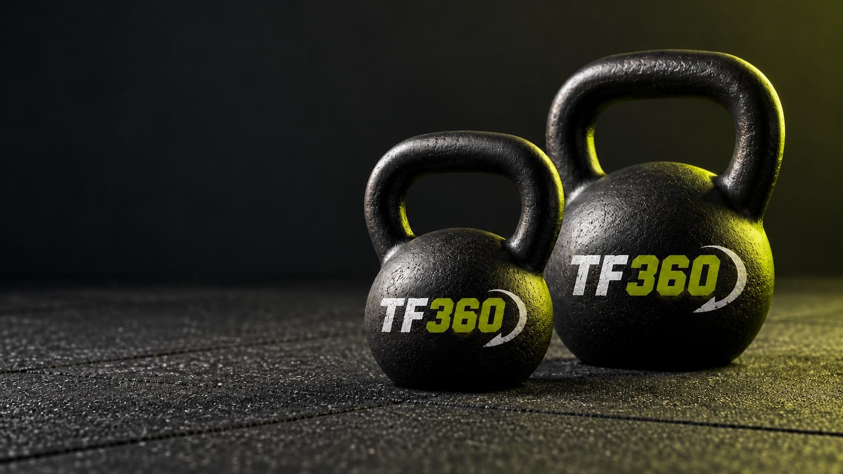Kettlebells illustrating progressive loading